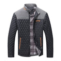 Mens Jacket Winter Warm Bomber Quilted Coat Lightweight
