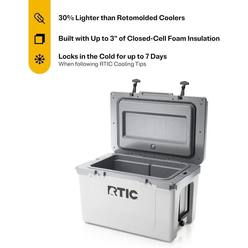 52 Quart Hard Cooler Portable Ice Chest
