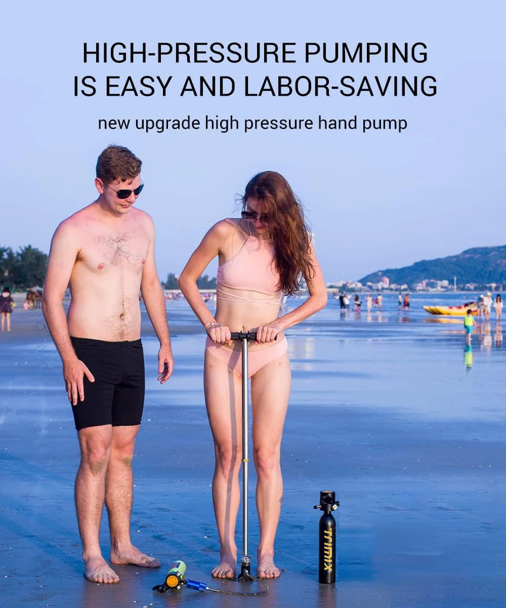 Mini Scuba Lung Tank 0.5L With Snorkeling mask