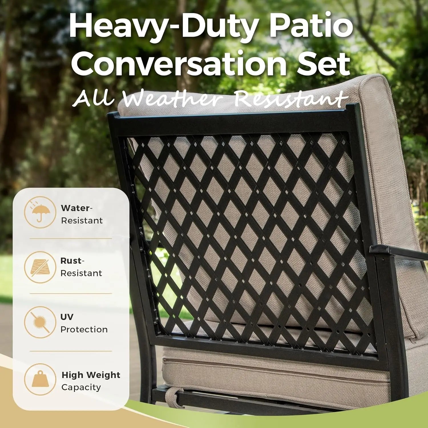 Swivel Patio Chairs High Back Outdoor