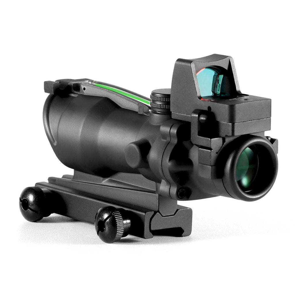 Adjustable 4x32 Red Dot 1x4x Red Dot Tactical Scope