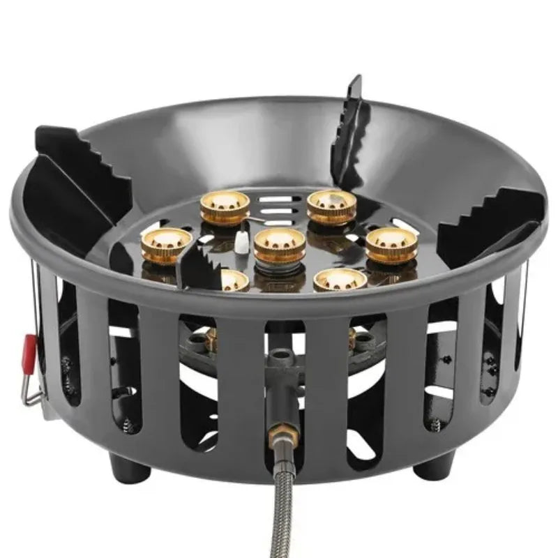 Portable Camping Stove with 3 Adapters 72000 BTU