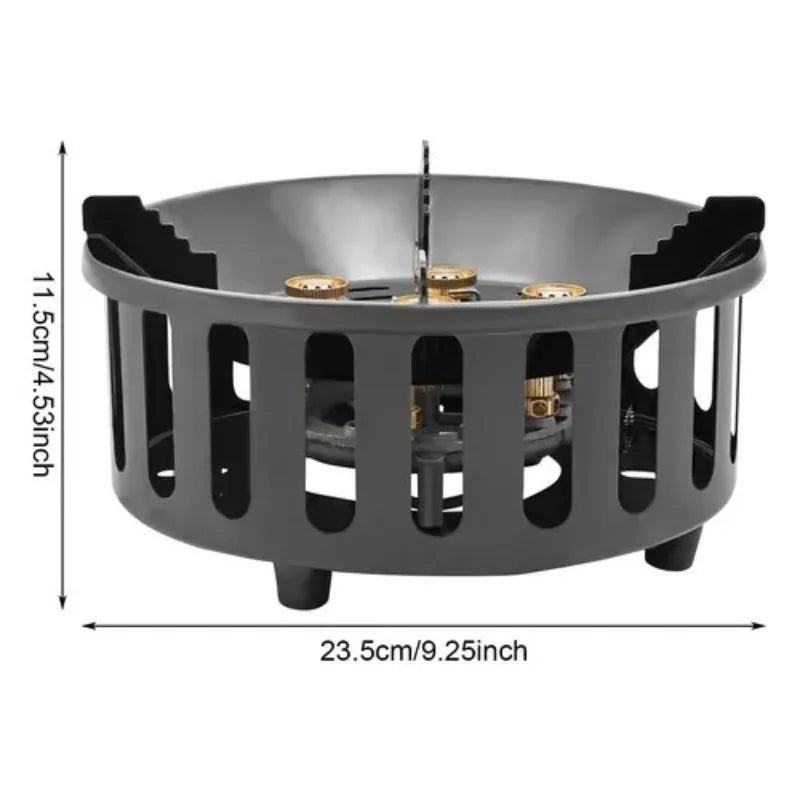 Portable Camping Stove with 3 Adapters 72000 BTU
