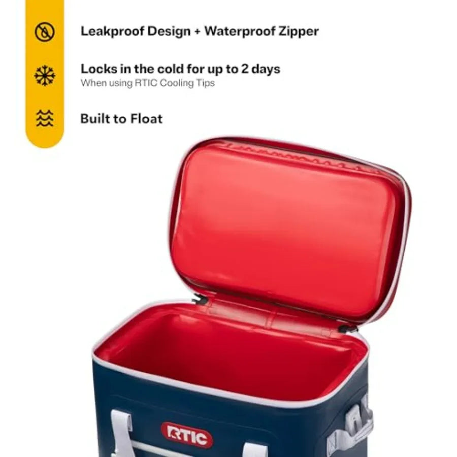 Soft Cooler 50 Can for Beach, Camping, Picnic, Travel