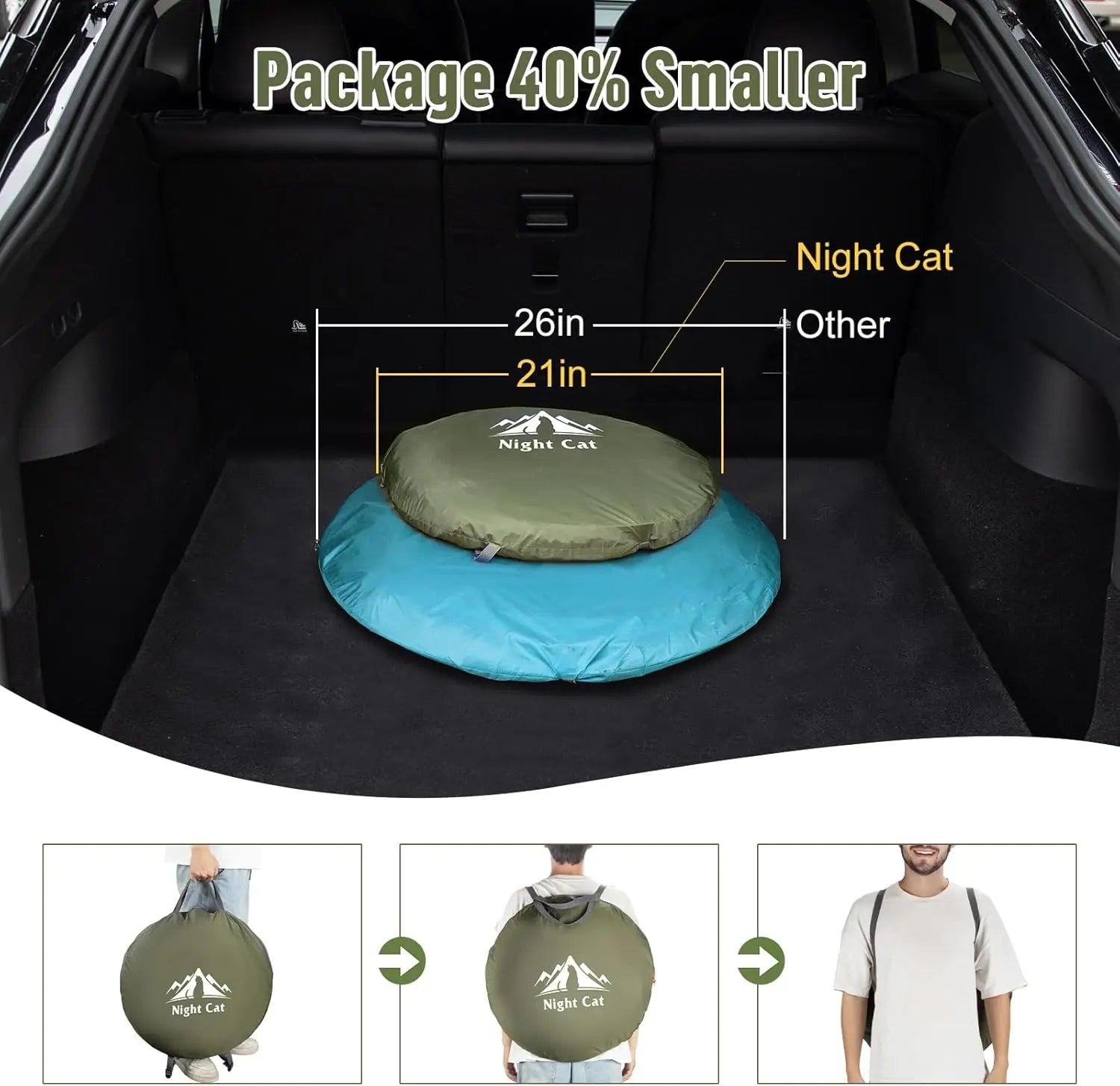 Night Cat Pop-up Camping Tent