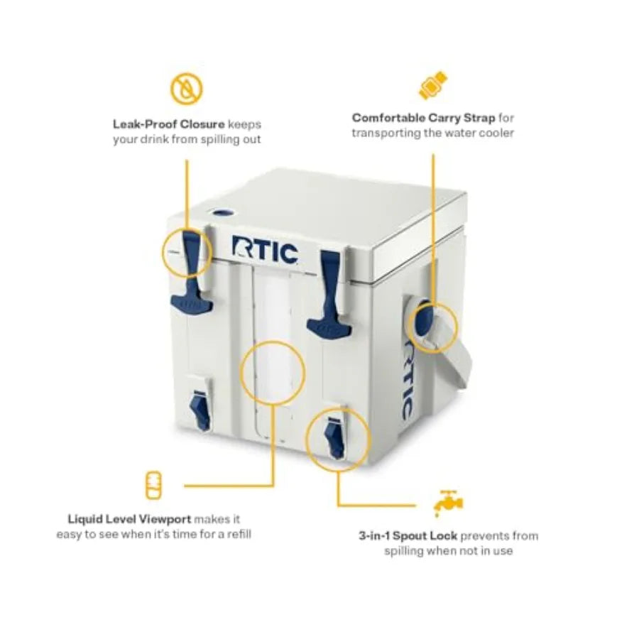 Halftime Water Cooler Portable Carrier Container