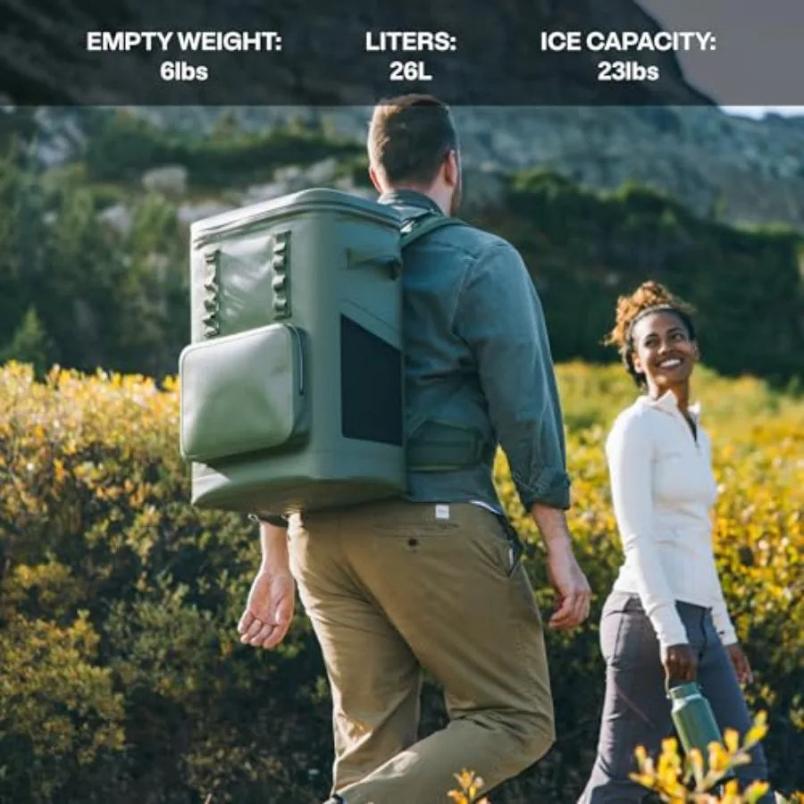 48 Can Ultra-Tough Backpack Cooler Waterproof Leak Proof