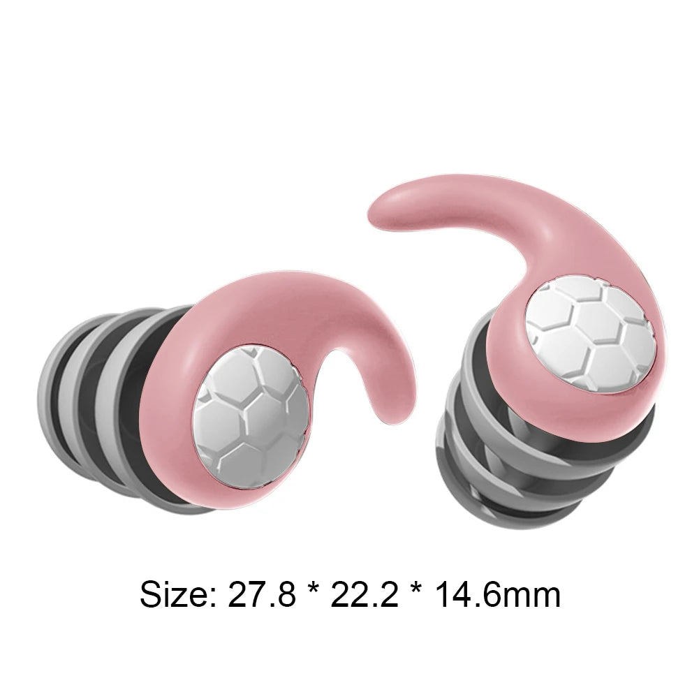 Silicone Earplugs Waterproof Swimming Ear Plugs Noise Reduction