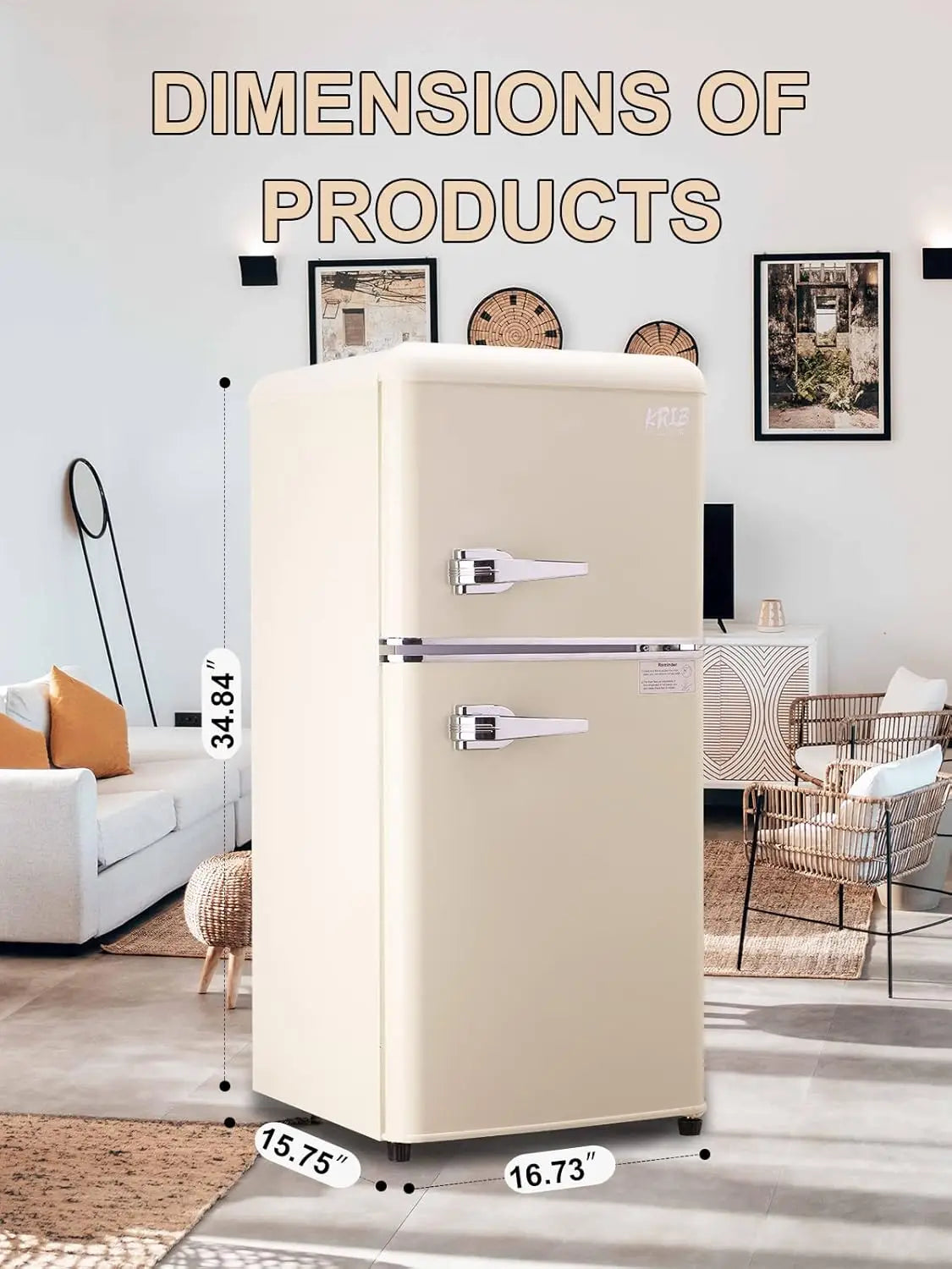 3.2 Cu.ft Compact Refrigerator