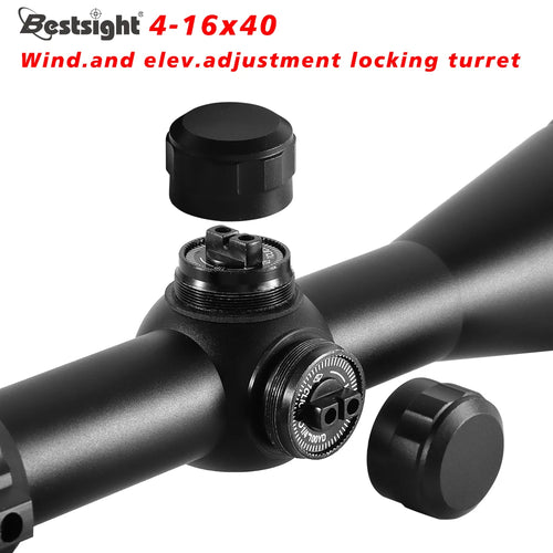 4-16X40 Optics Hunting Rifle Scope Red & Green Dot Illuminated Sight