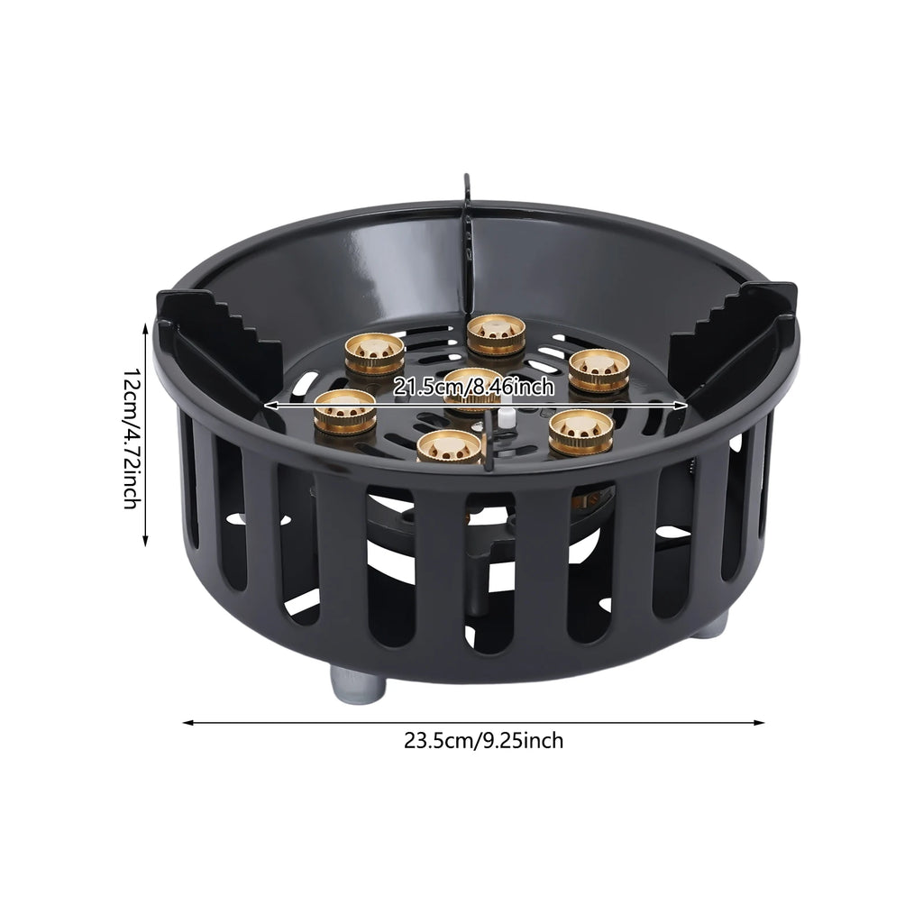 7-Core Camping Strong Portable Gas Burner