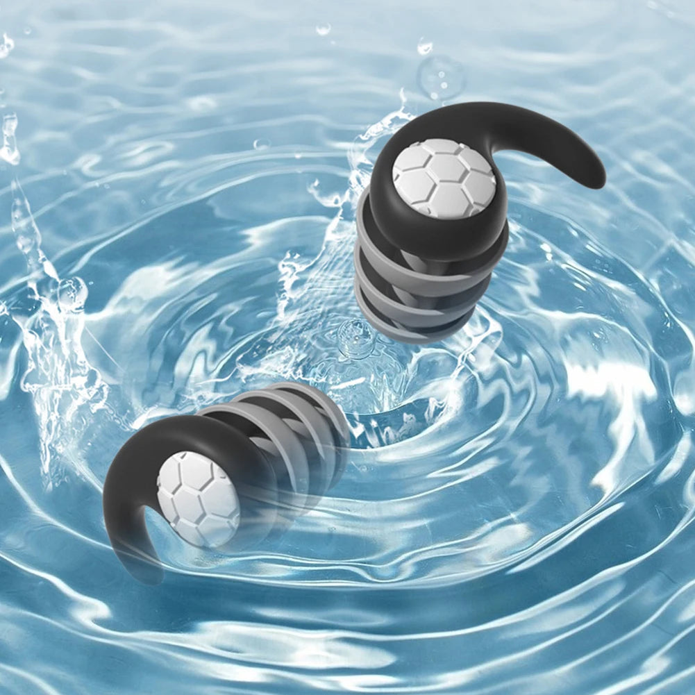 Silicone Earplugs Waterproof Swimming Ear Plugs Noise Reduction