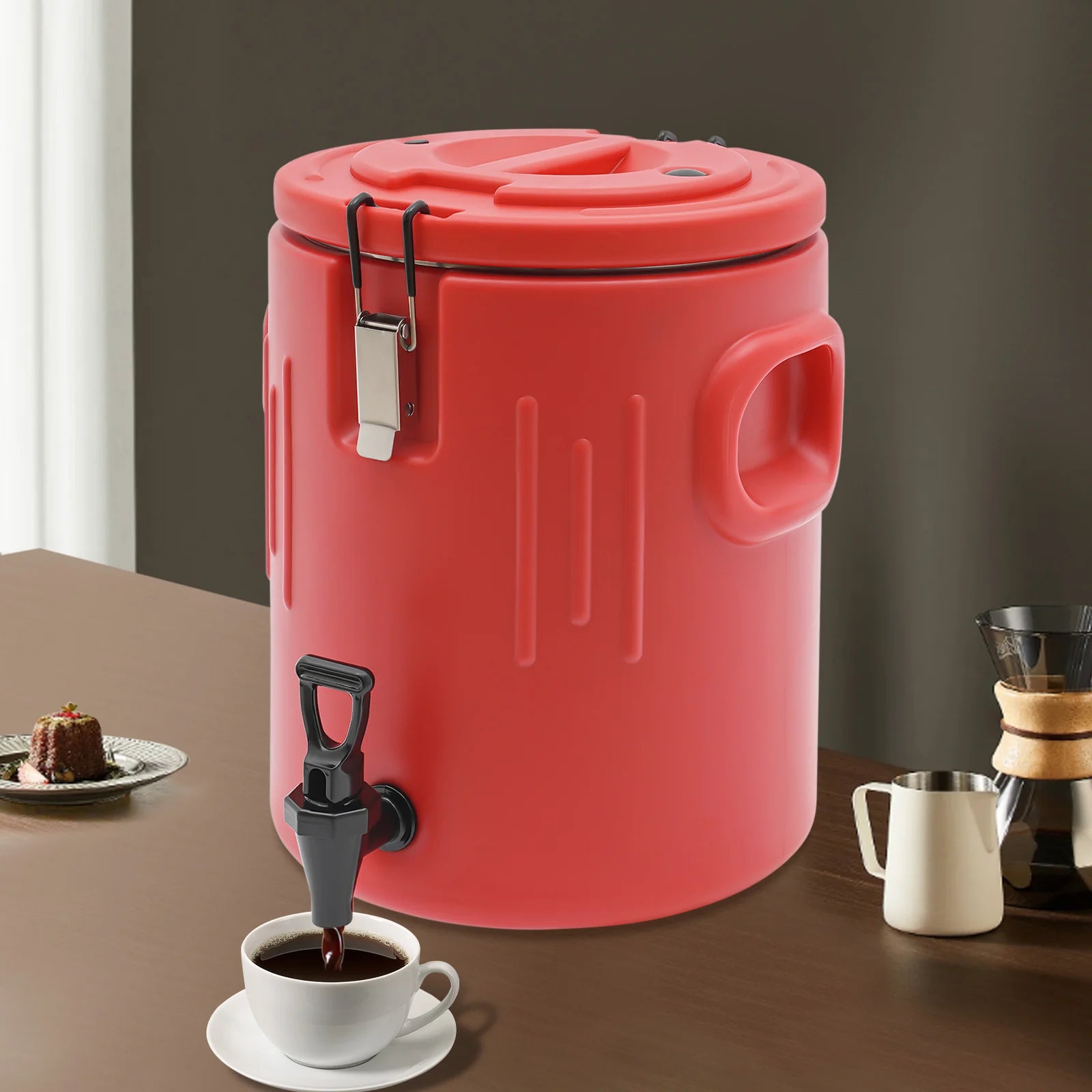 Insulated Beverage Dispenser Party Drink Cooler with Spigot