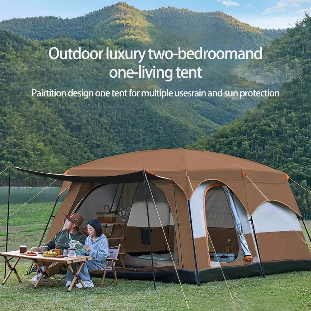 4 Season Camping Tent 3-12 Person Waterproof Windproof